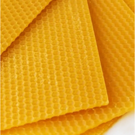 Cera de Abejas Virgen en Laminas